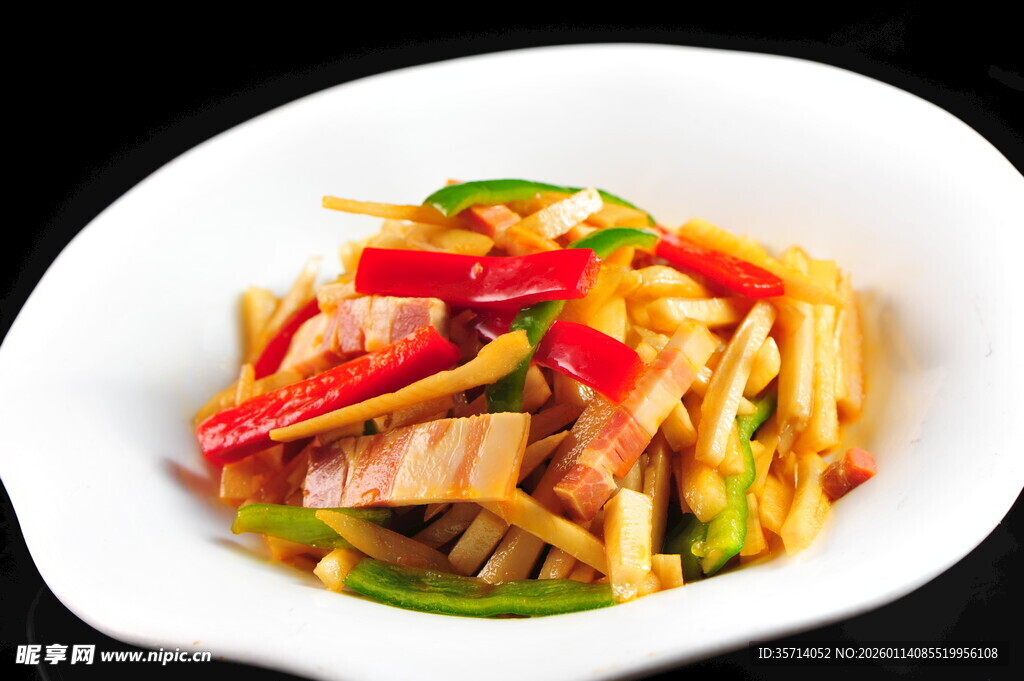 香辣脆爽炒竹笋