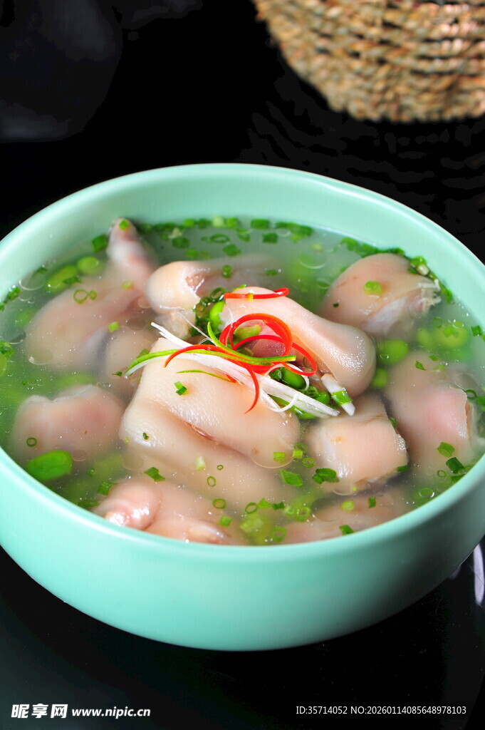 清新爽口的猪手