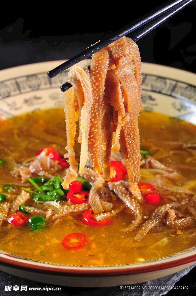 鲜香诱人的毛肚