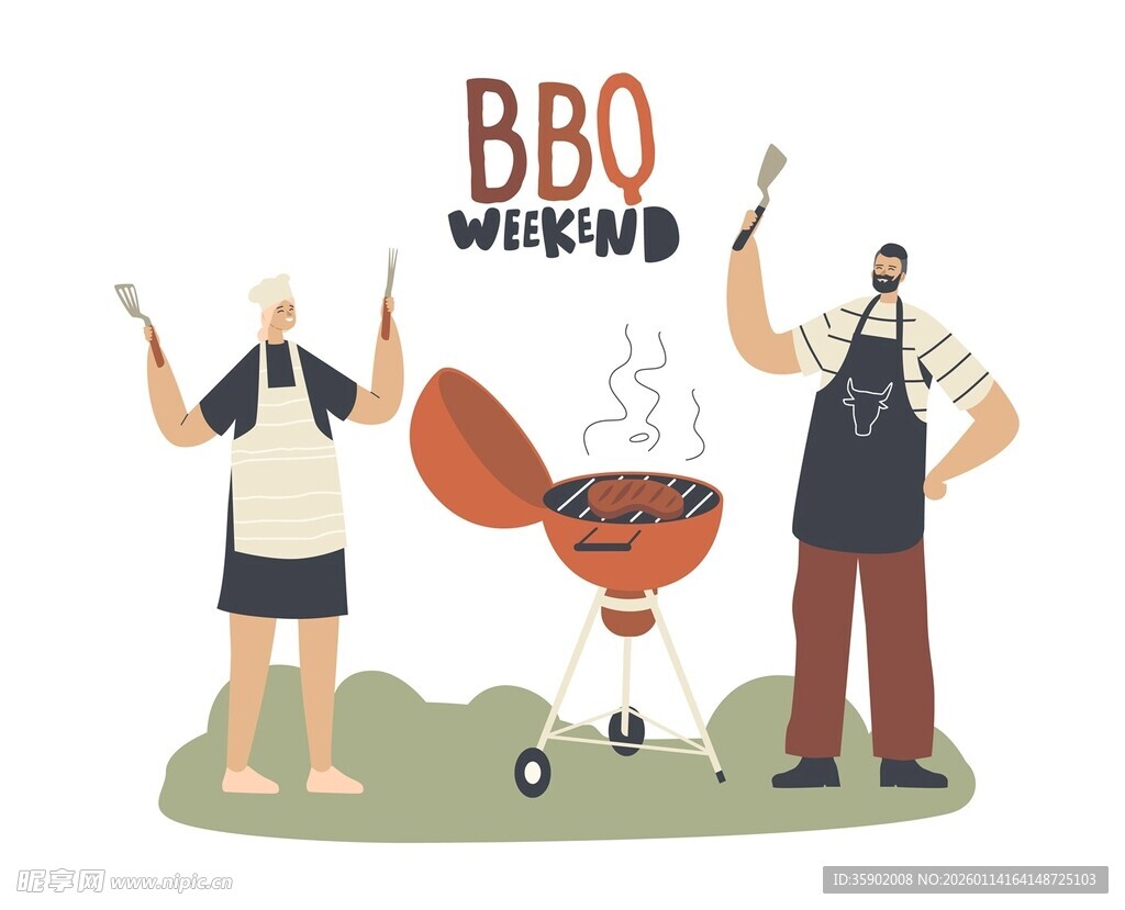 户外烧烤欢乐时刻