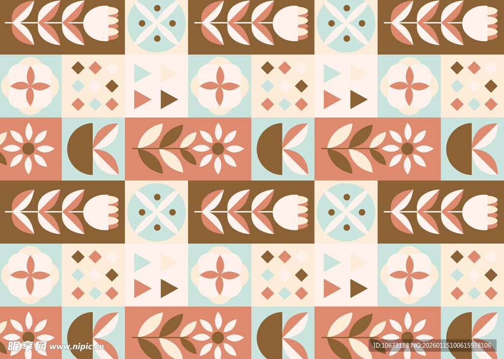 复古几何图案装饰纹理