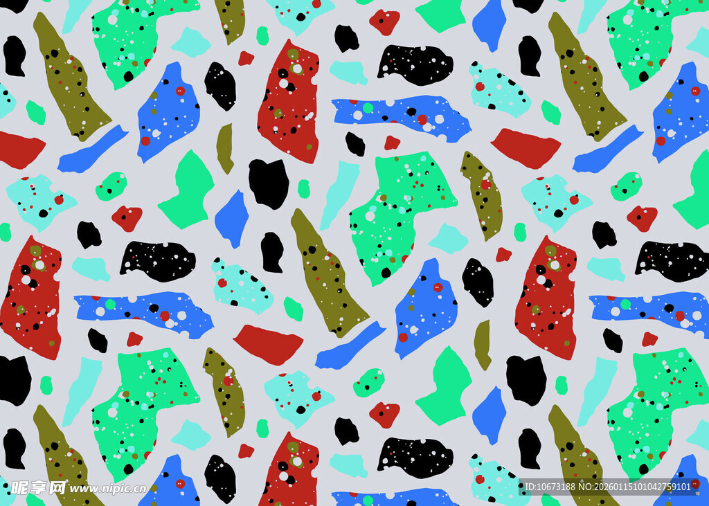 多彩几何图案纹理背景