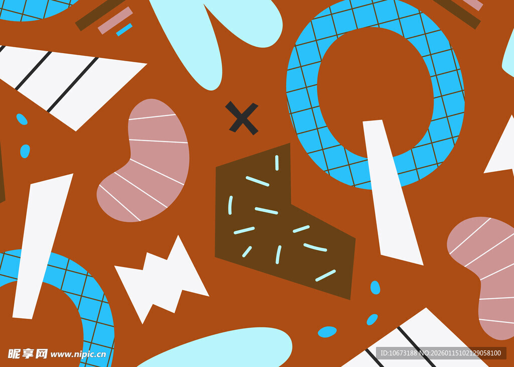 几何抽象图案背景设计