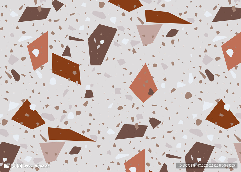 彩色几何碎块图案纹理