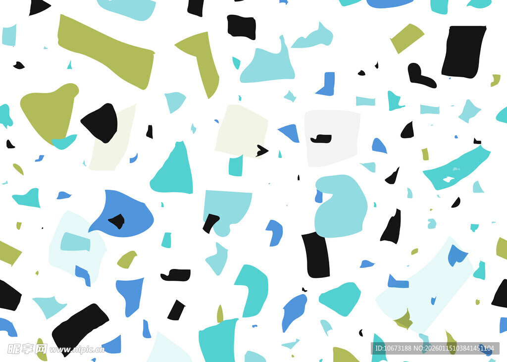 多彩几何碎片图案背景