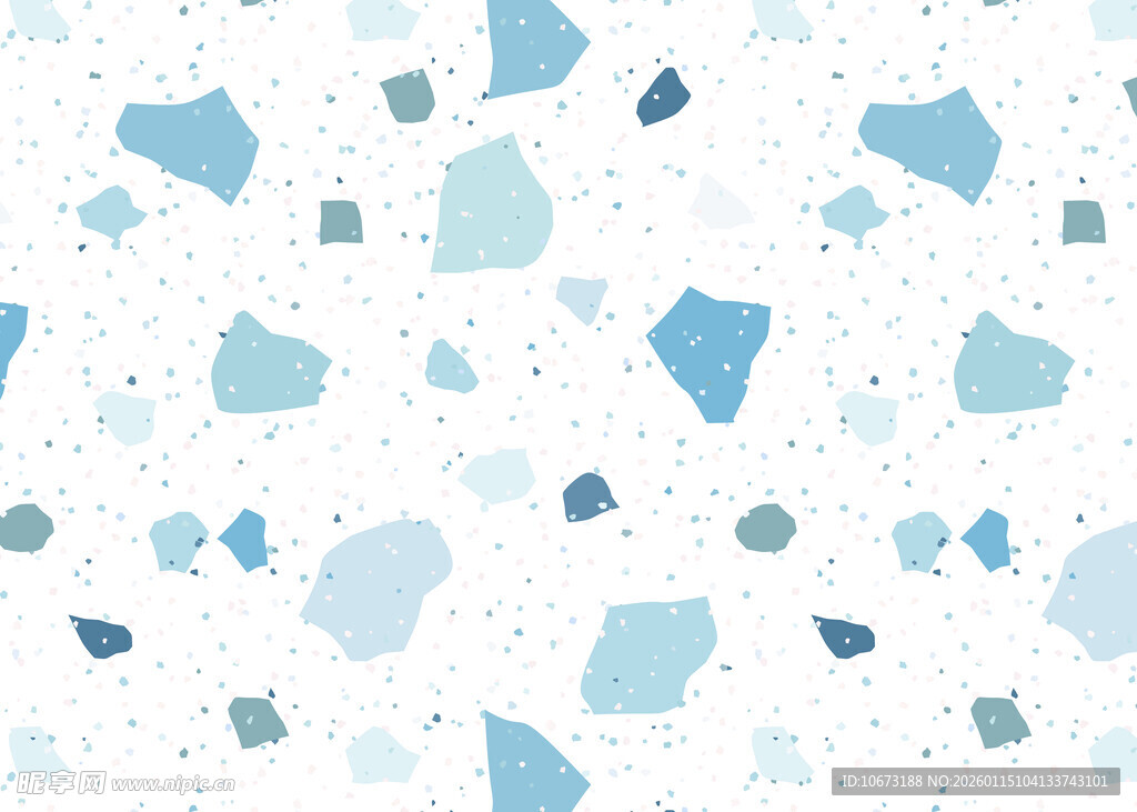 浅蓝色碎块抽象背景图案