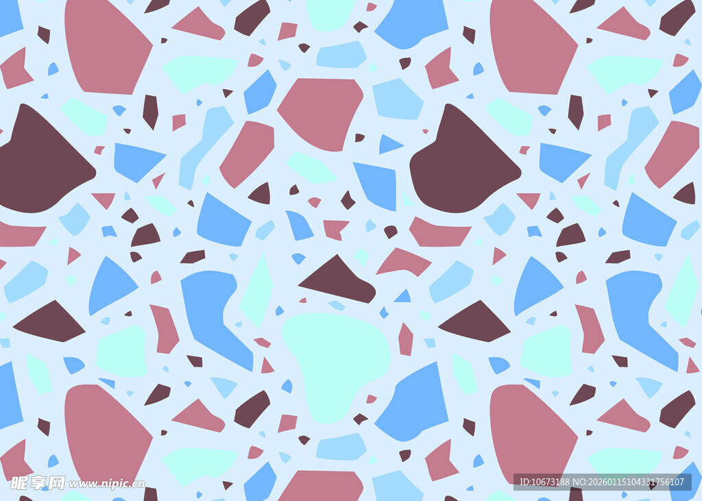 多彩几何碎片图案背景