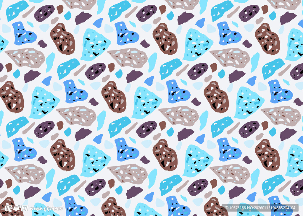 多彩冰淇淋图案背景