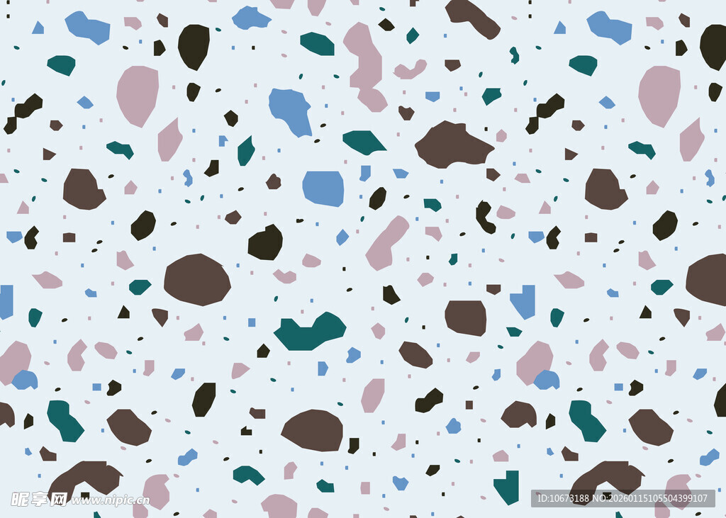 彩色斑点水磨石纹理图案