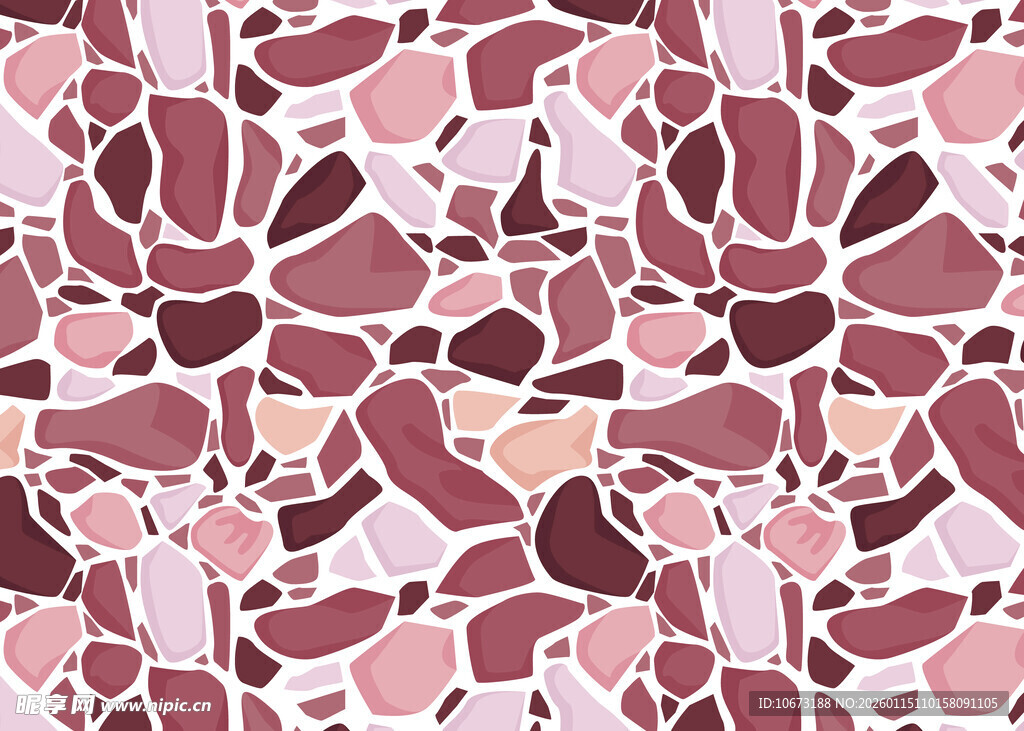 粉色系不规则碎片纹理图案