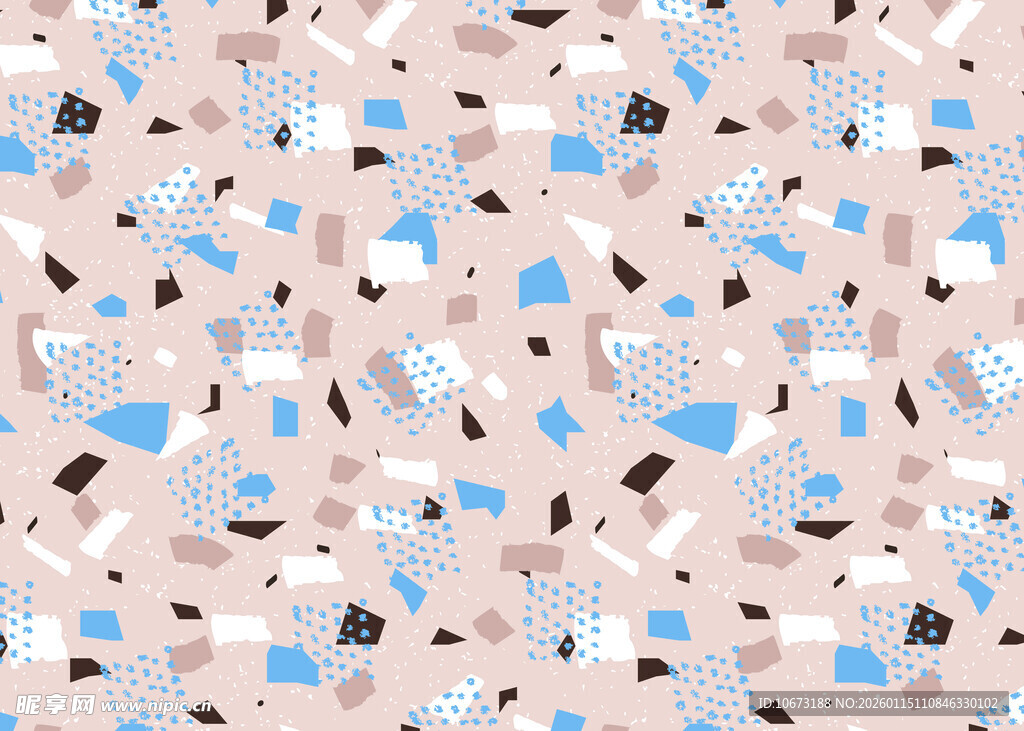 彩色水磨石纹理图案