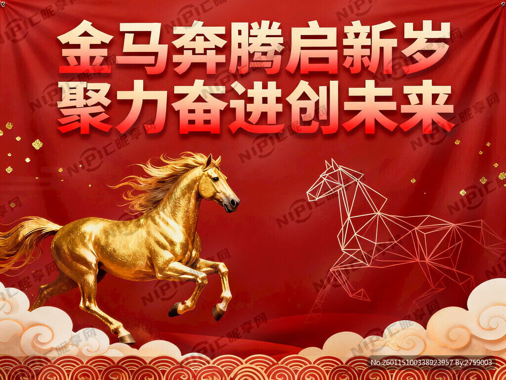 金马奔腾启新岁 聚力奋进创未来