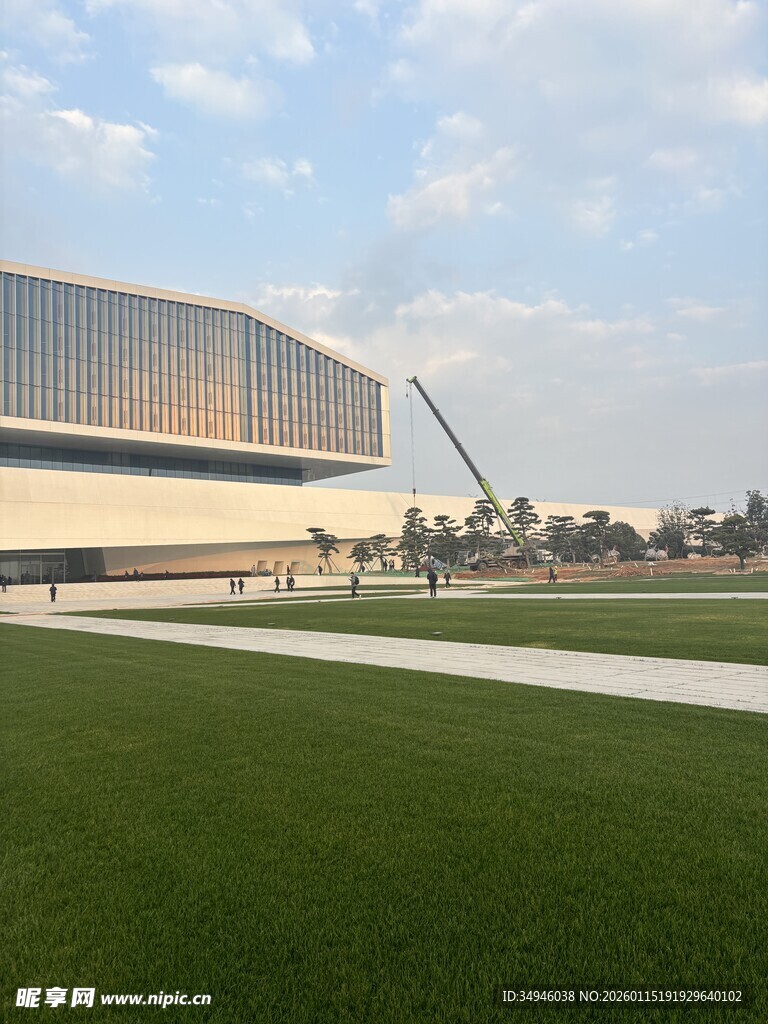 现代风格体育场外观