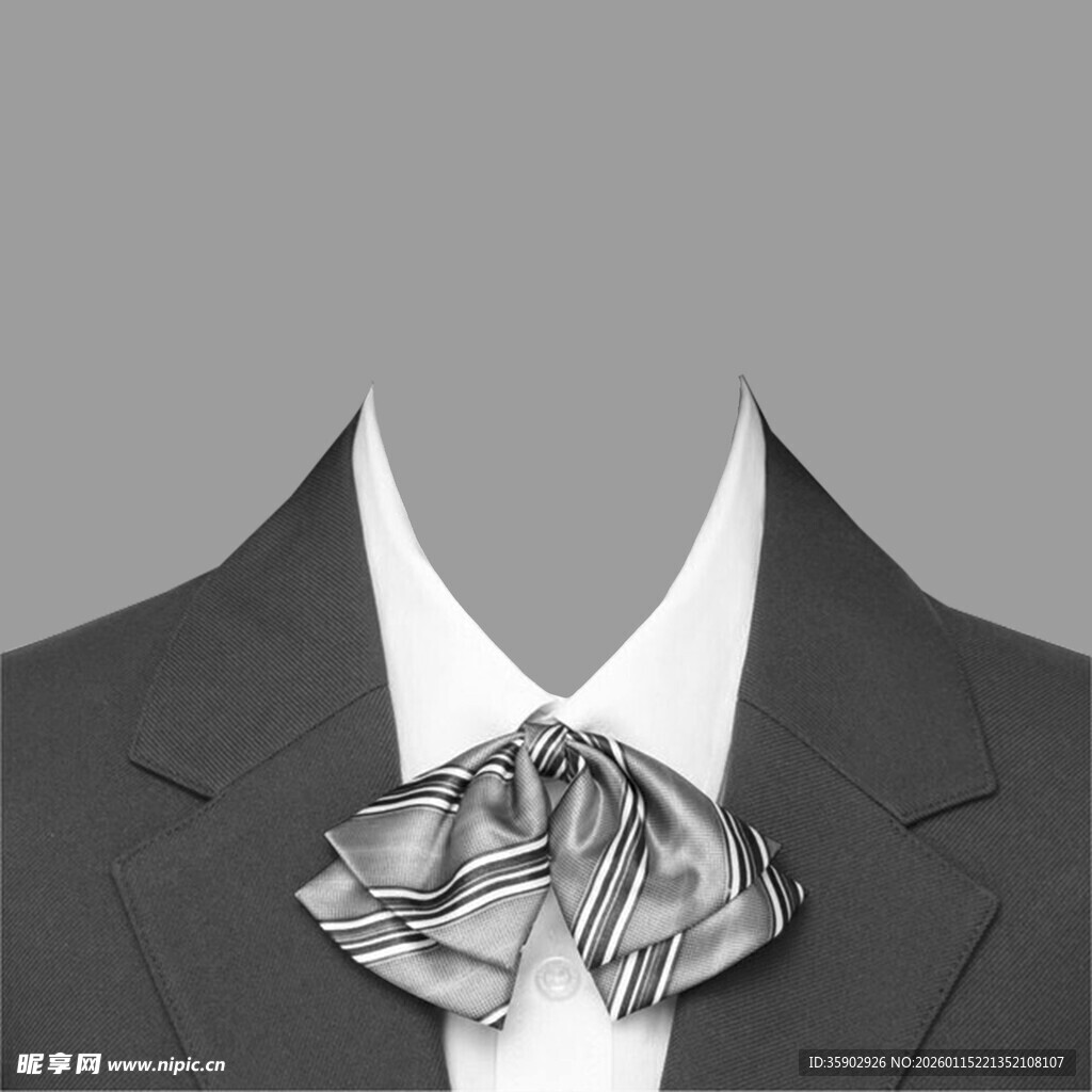 男士西装领间别致领带配饰