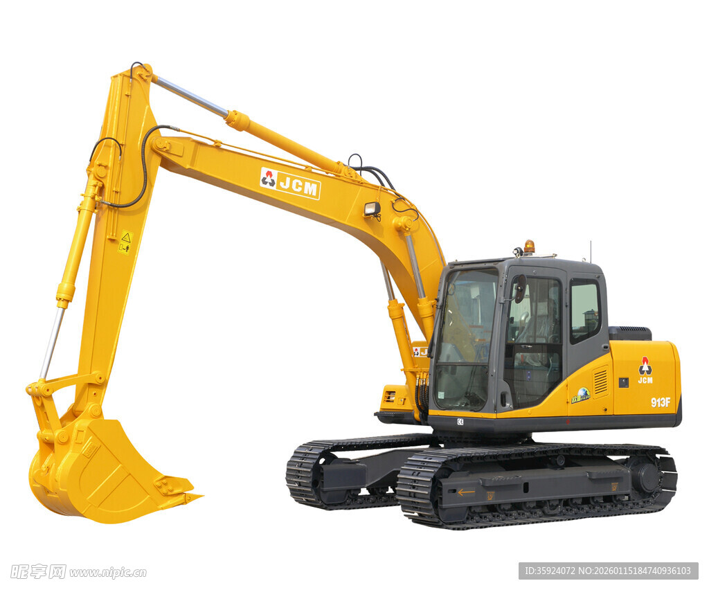 名片素材 挖土机