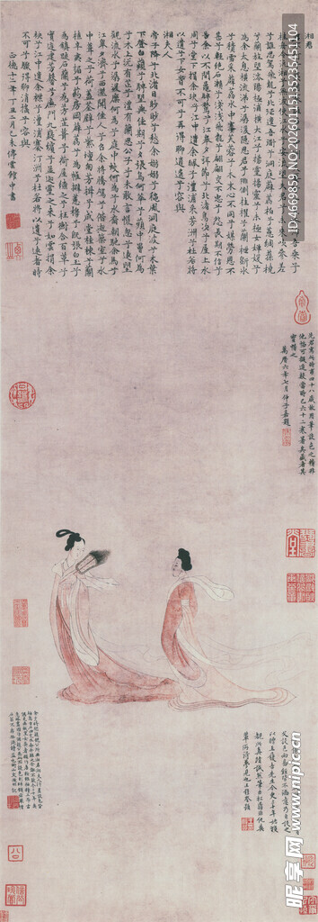 古风仕女图尽显典雅韵味