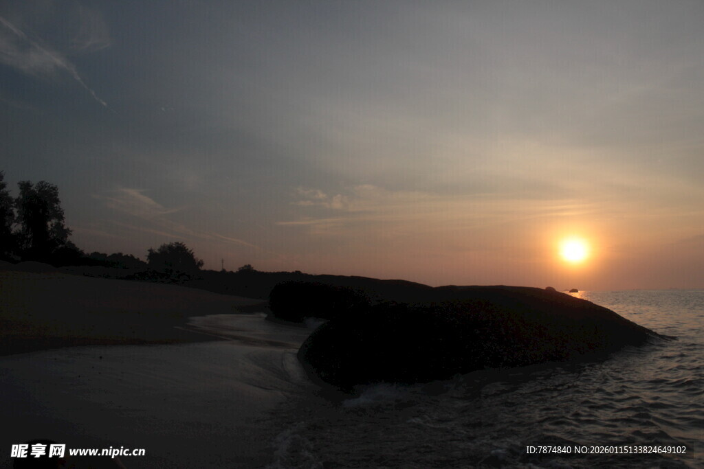 海边日落美景