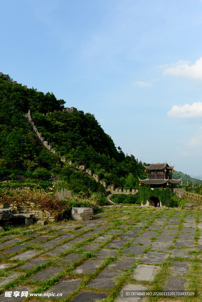 山间石径 自然风光秀丽