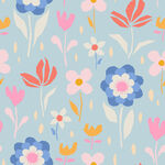 清新花卉图案背景