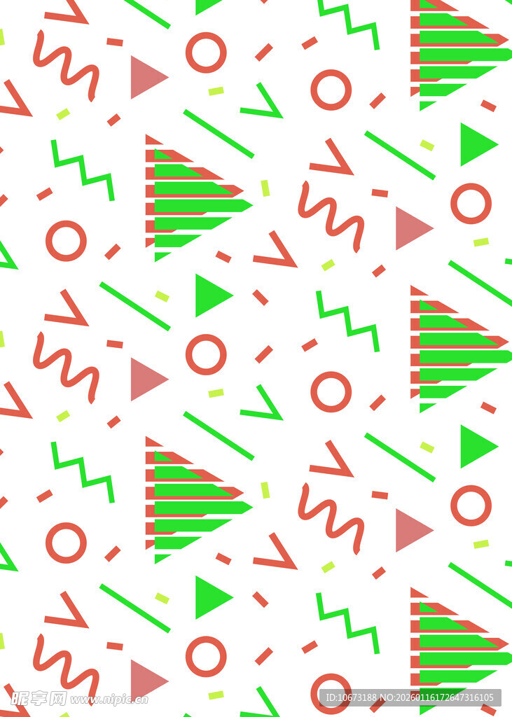 几何图案无缝背景设计