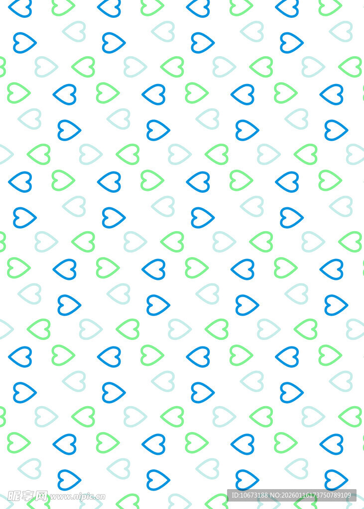 清新鱼形图案背景纹理