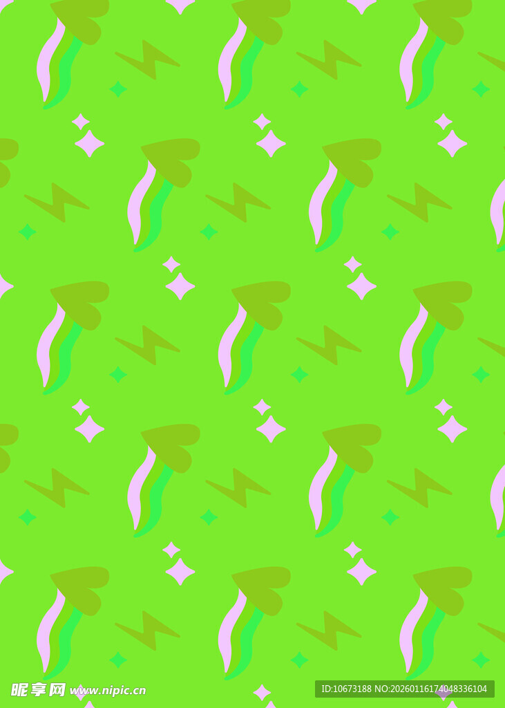 绿色香蕉图案背景纹理