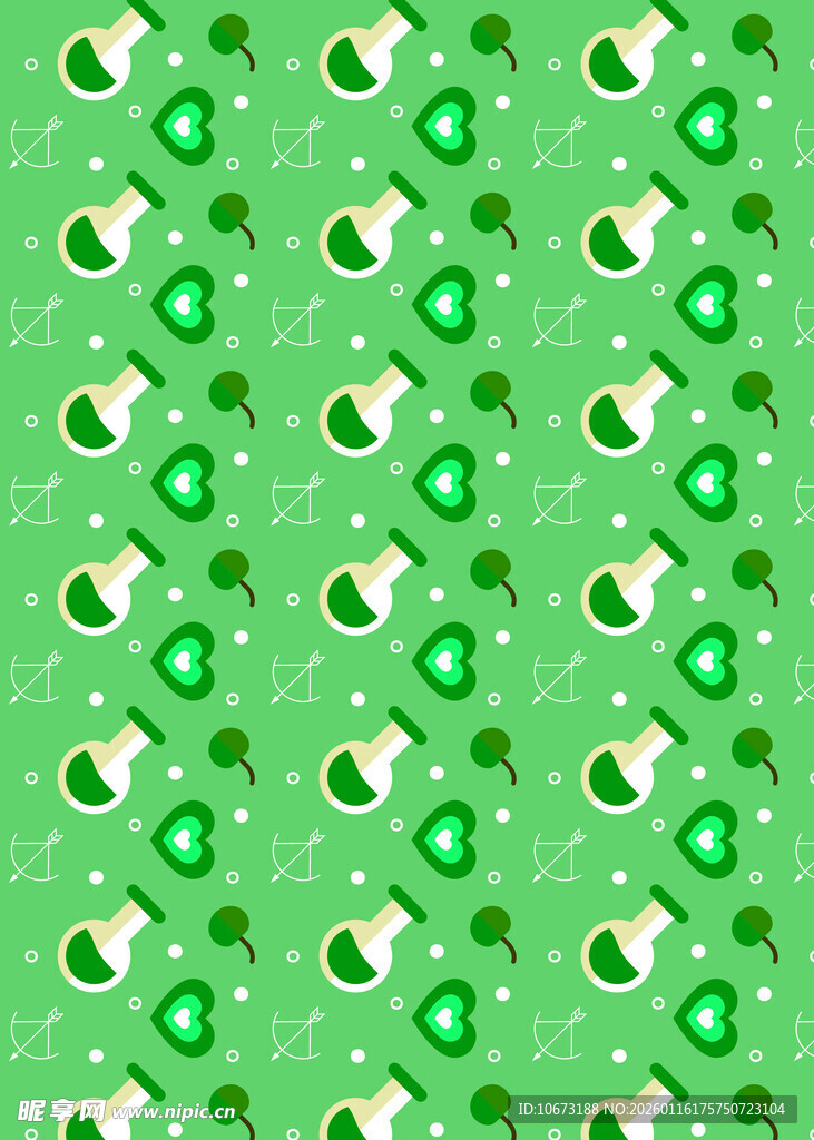 绿色杯子图案背景纹理