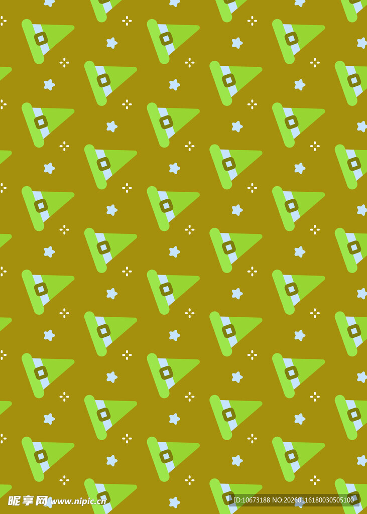 绿色三角图案背景纹理