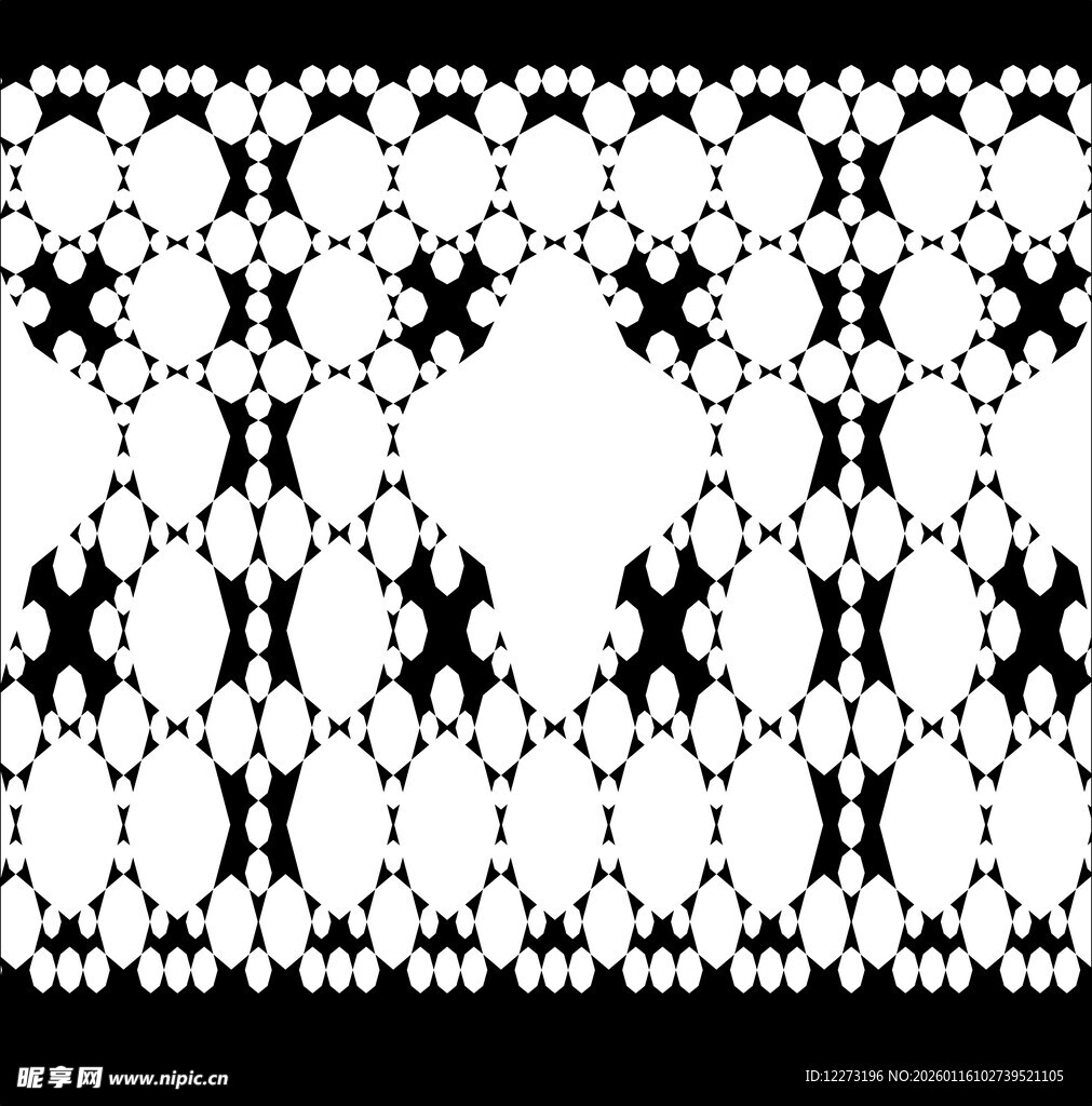 黑白几何图案纹理设计