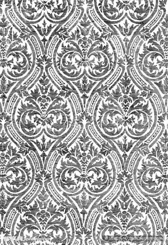 复古花纹图案纹理背景