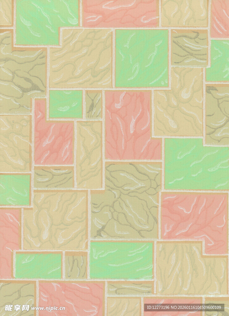 多彩拼接几何图案纹理