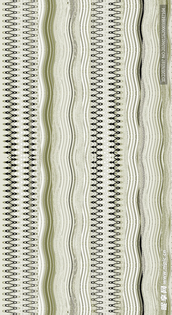 波浪条纹纹理装饰图案