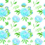 水彩花小碎花手绘花大牌花