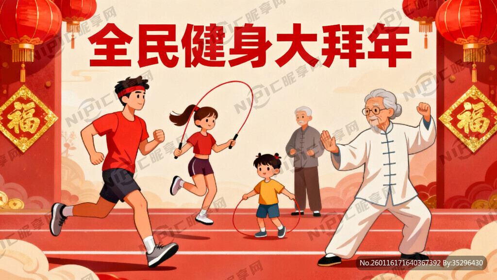全民健身大拜年