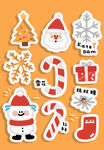 圣诞主题可爱贴纸