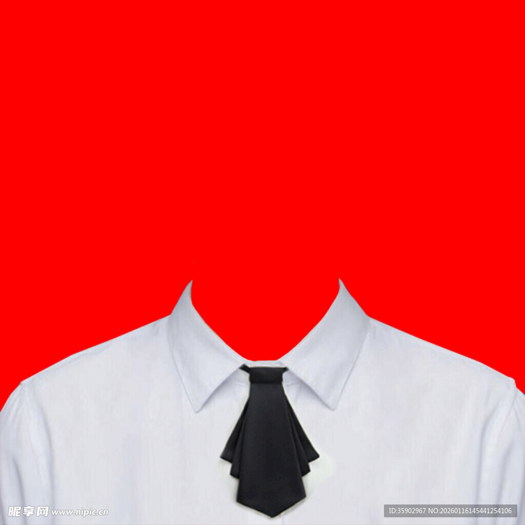 无脸的衬衫领带装扮