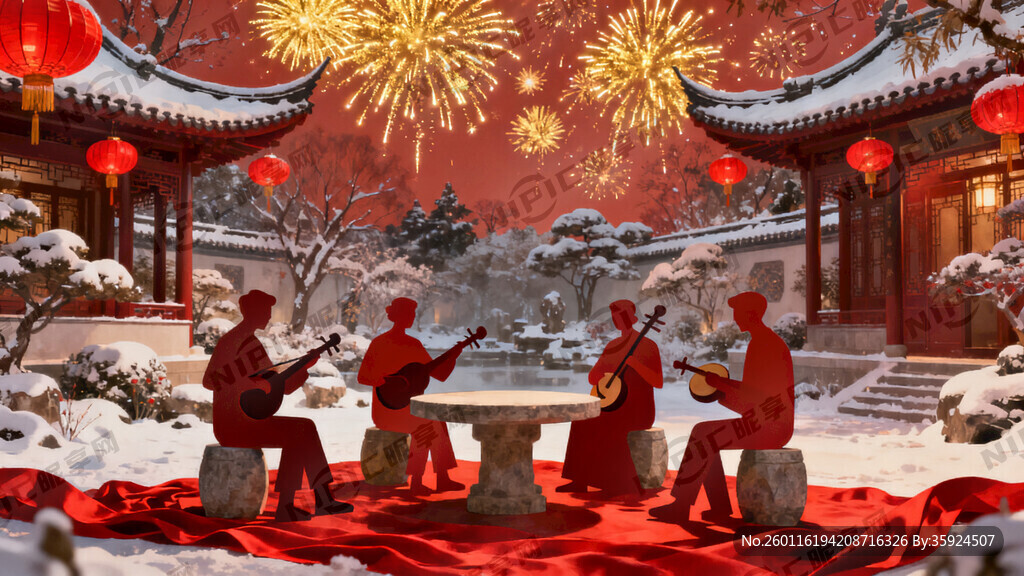 绘一张海报 内容歌曲联唱