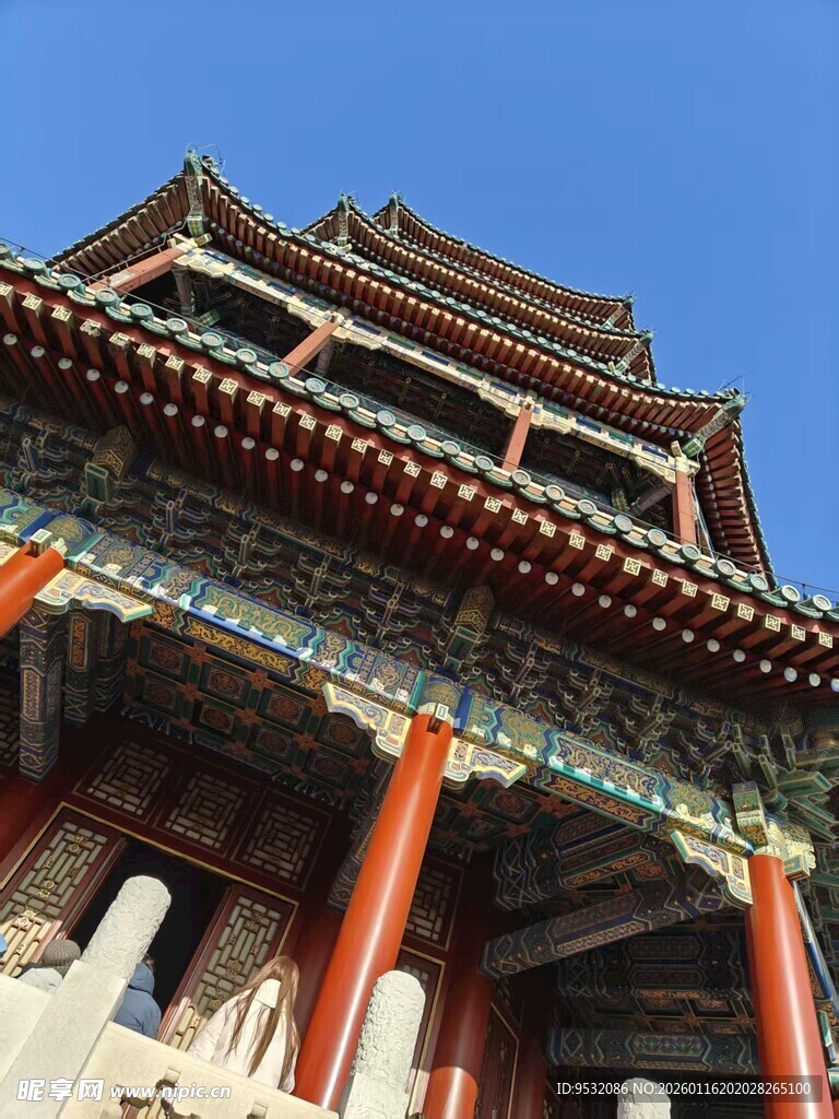 中式古建筑一角