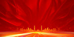 红色背景