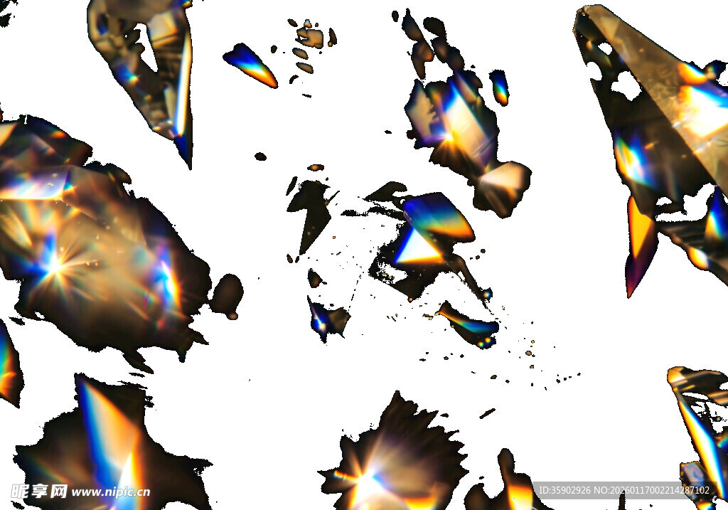 抽象炫彩碎片图案