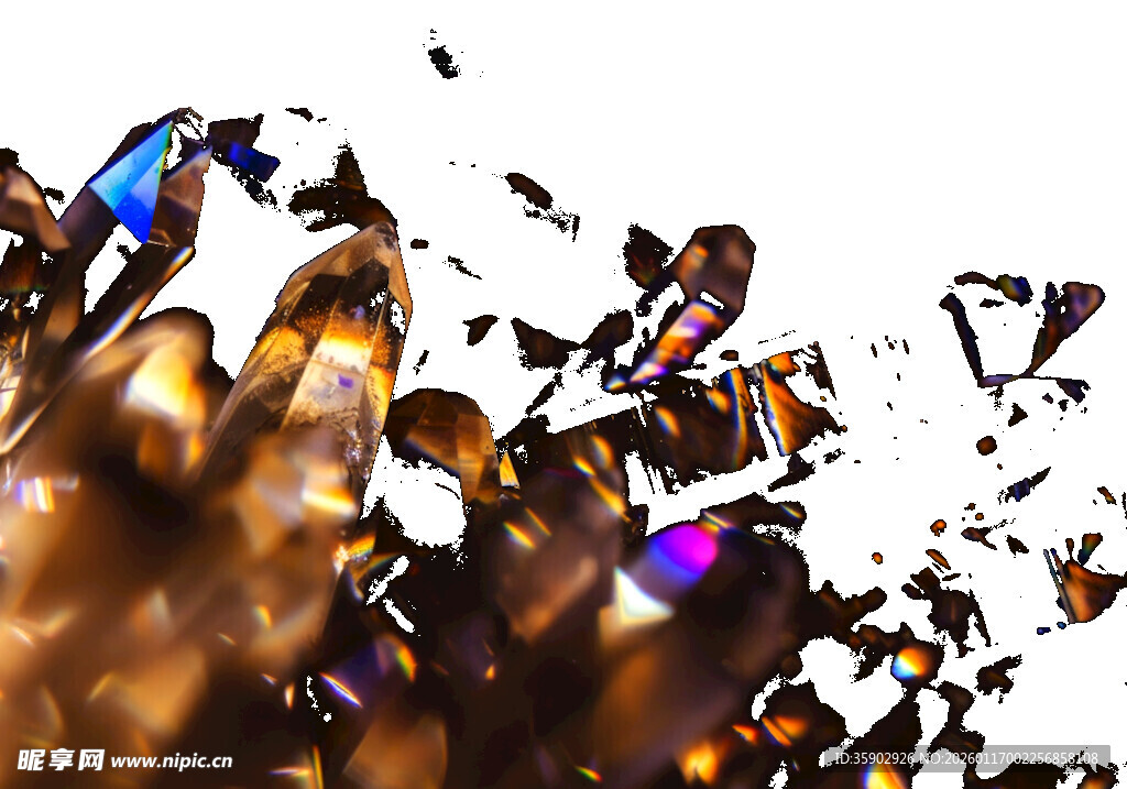 色彩飞溅的动感艺术画面