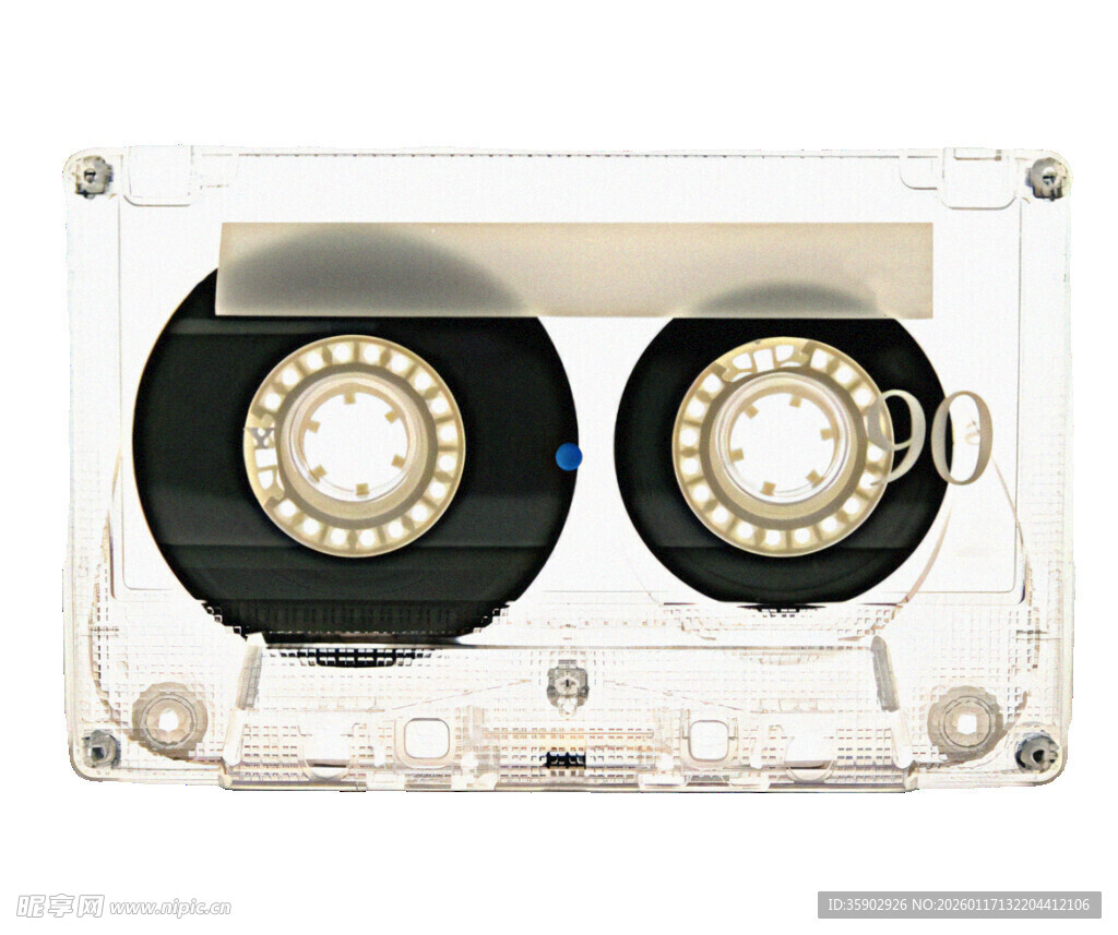 透明磁带盒复古音乐载体