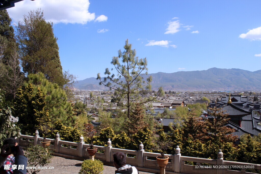 俯瞰美丽山城风光