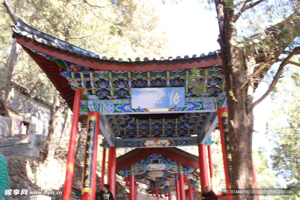 古色古香中式亭阁景观