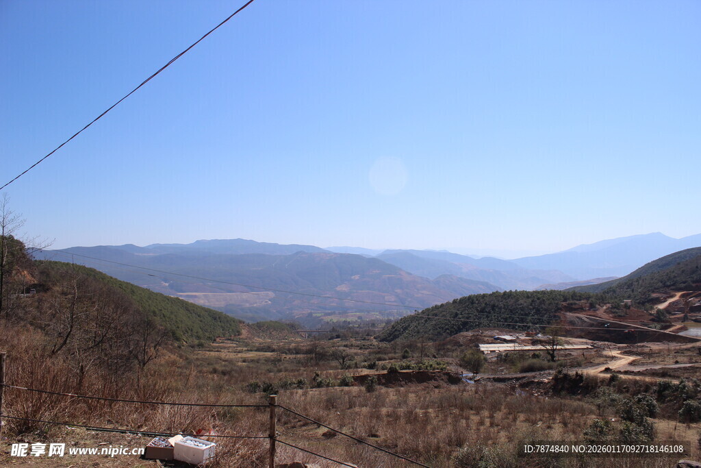 山村风光 宁静自然美景