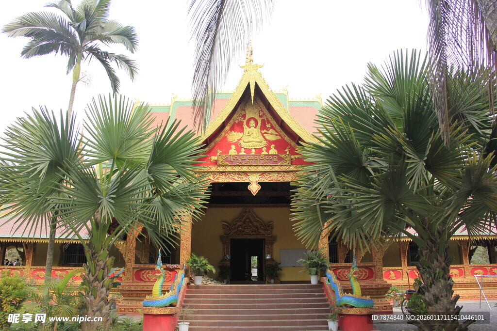 东南亚风格寺庙建筑景观