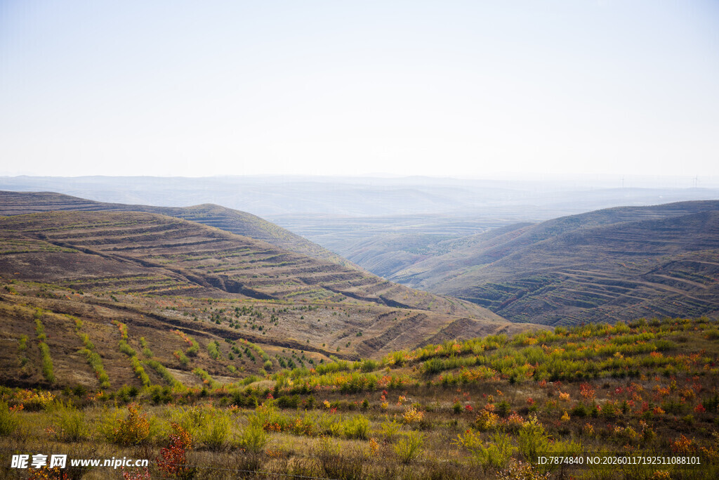 山间美景 自然风光如画