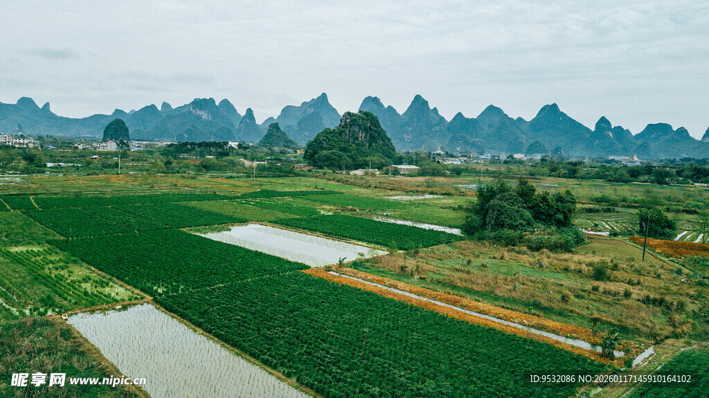 田园山水风光美景