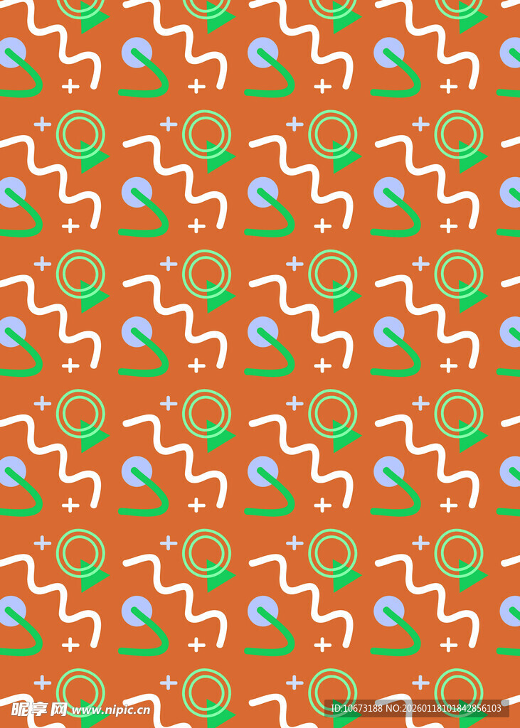 圣诞风姜饼人图案背景