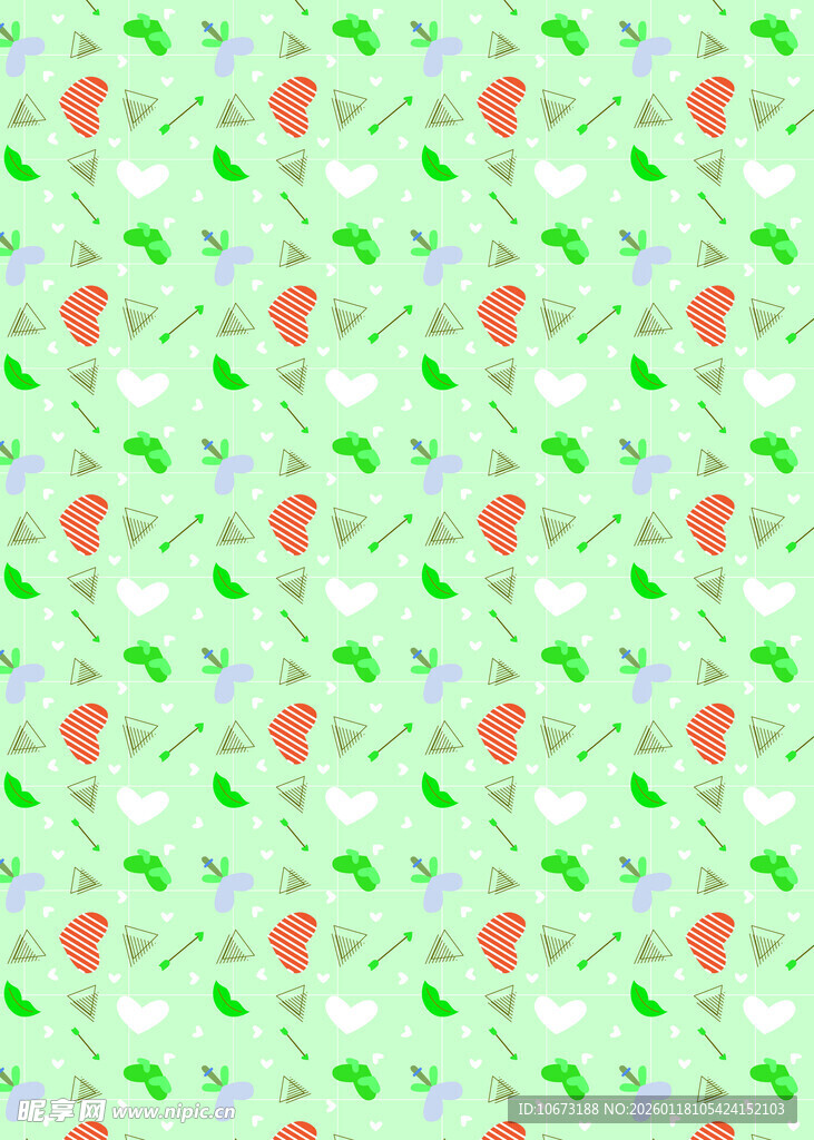 清新水果图案背景纹理